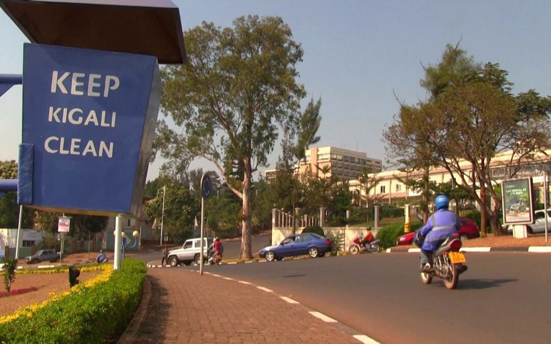 clean streets in rwanda